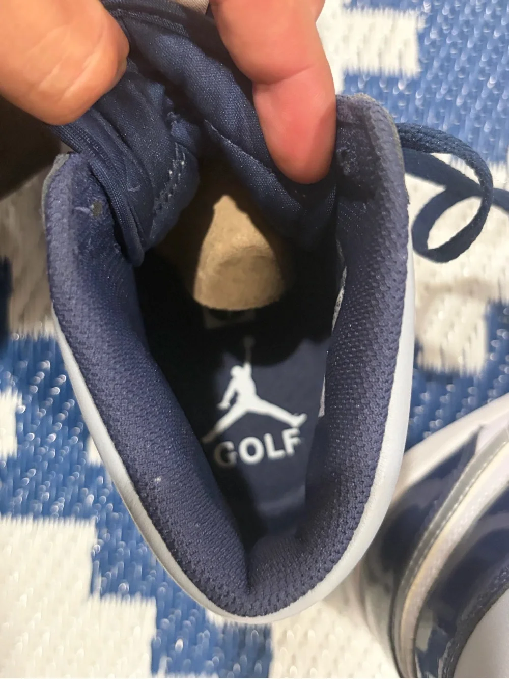 Nike Air Jordan 1 High Golf Shoes 'Midnight Navy' Men’s Size 9 New